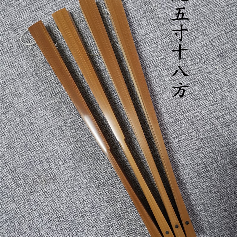 仿古做旧水磨玉竹折扇9.5寸空白苏面高档苏工真金扇面文玩扇子