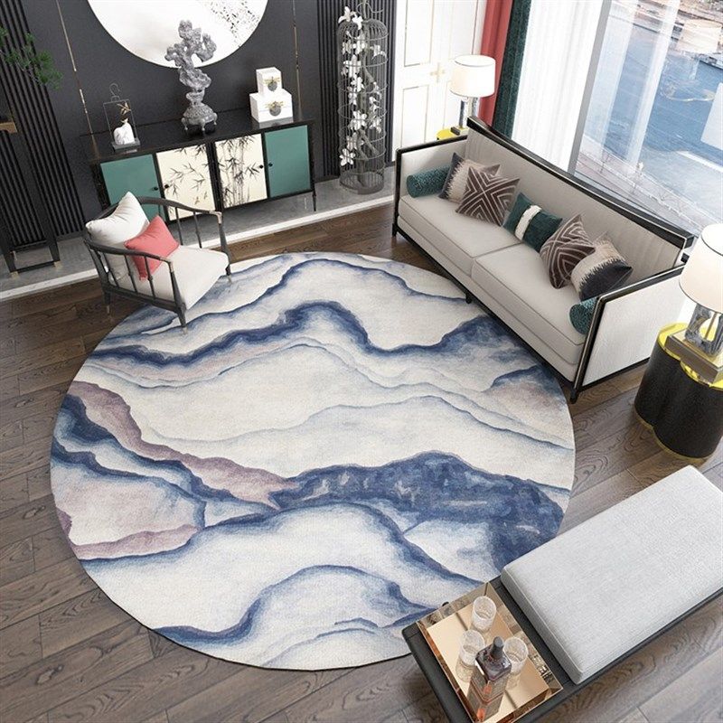 新圆地毯客厅家庭咖啡桌毛毯茶室禅地垫民族风格地毯耐污易洗,居家布艺,地毯,淘宝优惠券,粉丝福利购,淘宝优惠卷