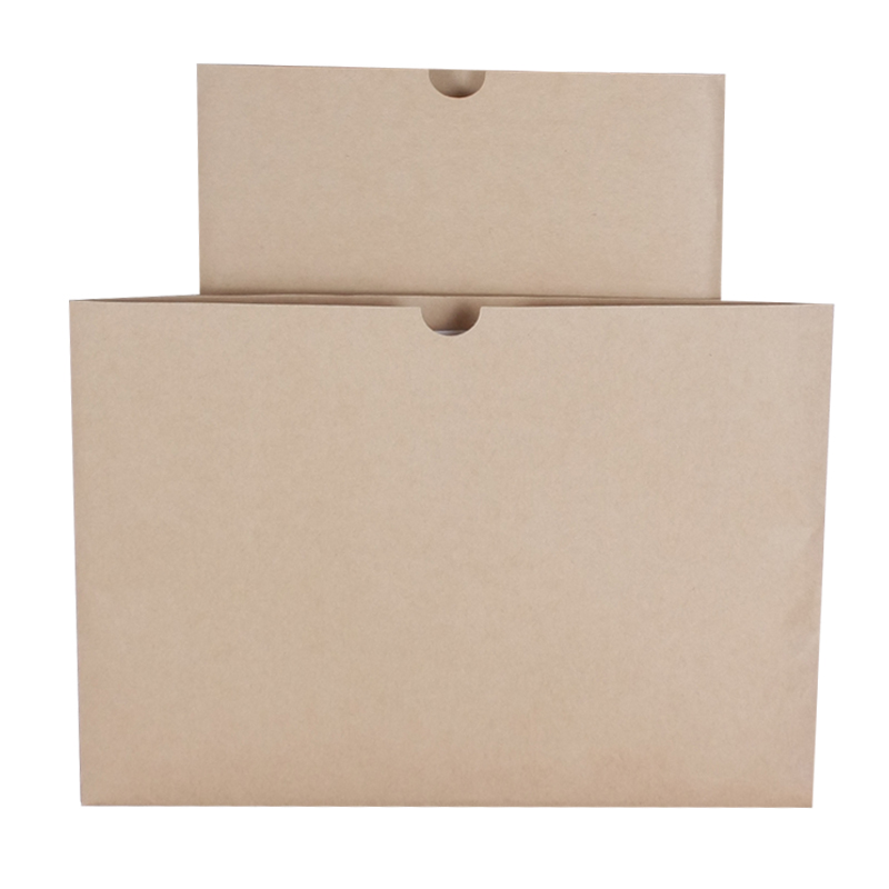 9号平口信封没有盖A4资料文件袋子横式竖式加厚牛皮纸空白可C4袋
