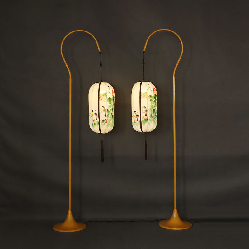 新款中式婚礼道具路引婚庆舞台布置迎宾装饰铁艺灯笼路引