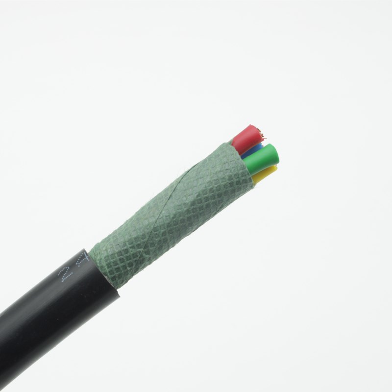 起帆电线YJVR4芯3*4+1*2.5平方软电缆3*4+1*1.5平方国标三相四线