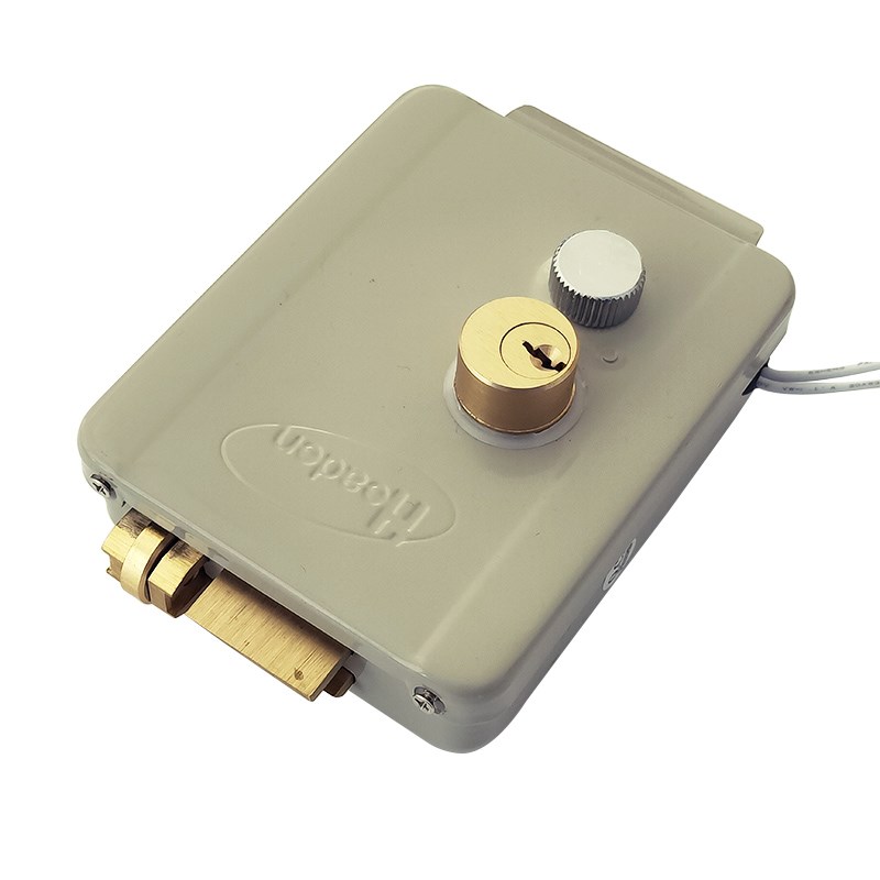 宏大头电控锁V单元门线圈喷粉楼宇对讲锁 铁门防盗监狱电机锁