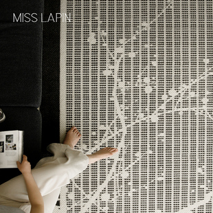 MISSLAPIN梅花高级客厅高端卧室 澜品 梅见 新中式 国潮水墨地毯
