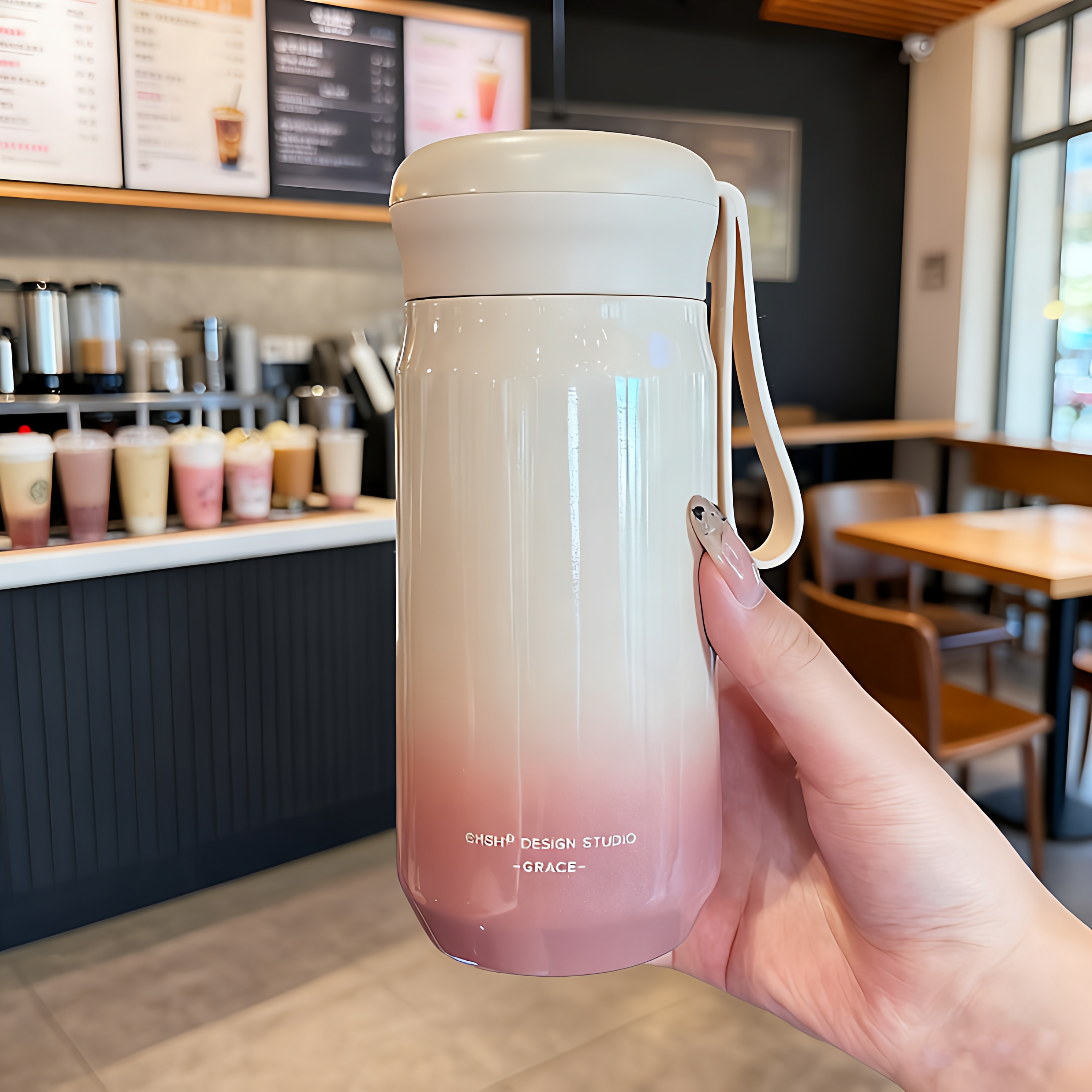 简约保温杯女生便携2025新款水杯女士316不锈钢办公车载泡茶杯子,餐饮具,保冷/保温杯,淘宝优惠券,粉丝福利购,淘宝优惠卷