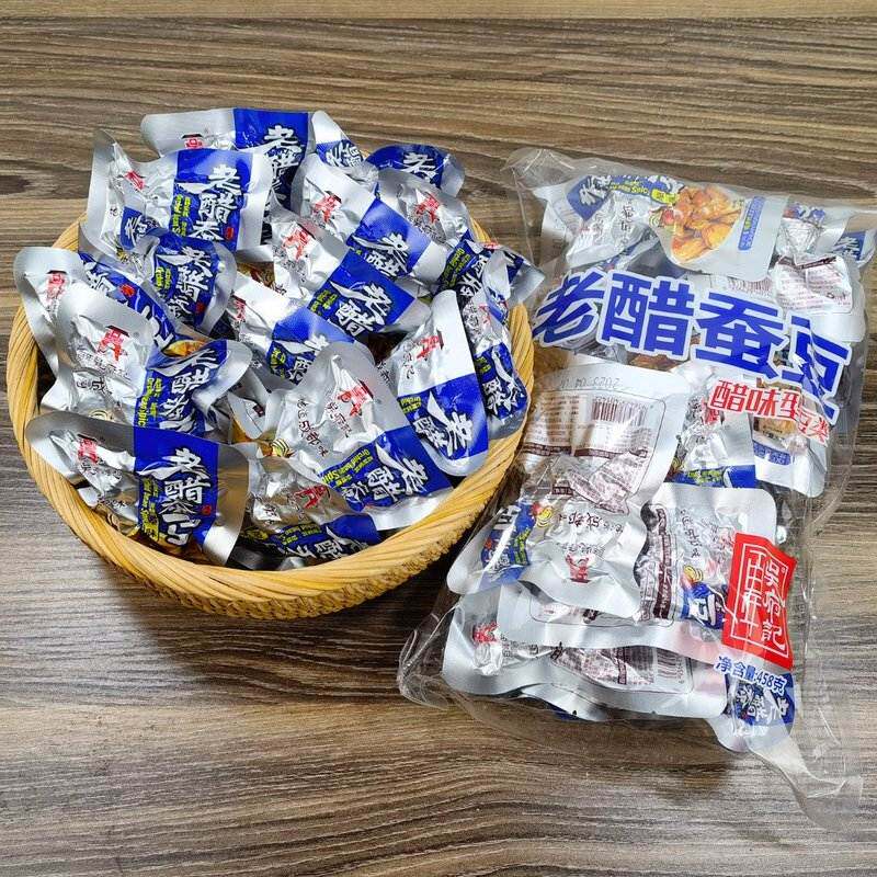 露思同款百年吴府记老醋蚕豆458g原味香辣味208g兰花豆怪味胡豆