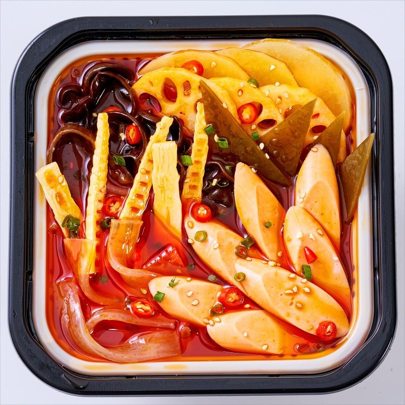 【乐乐贴】嗨乐喵重庆香辣牛油底料自热火锅粉7荤升级版搭配套餐