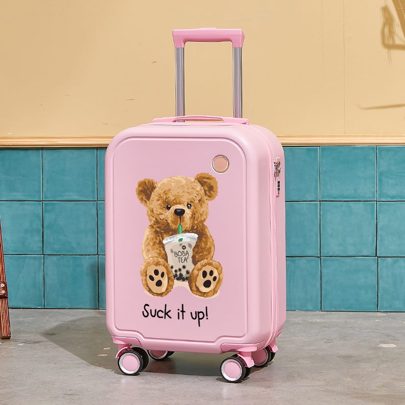 飞机小型轻便18寸拉杆箱登机旅行箱20可短途小号儿童小行李箱女带