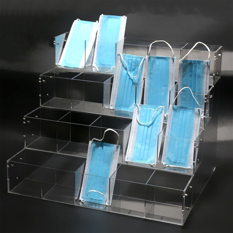 药房口罩收纳架商场口罩摆架化妆品彩妆展示架文具店货架手机壳架