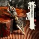降魔杵 青炙黄铜金刚杵纯铜钥匙扣挂件锁匙吊坠汽车饰品项炼国潮