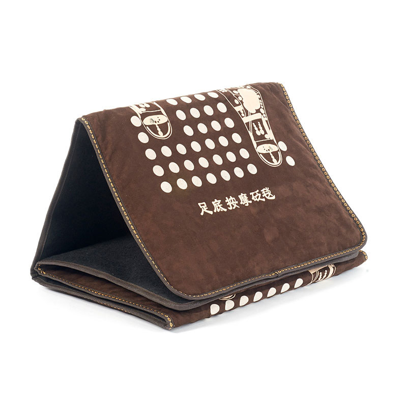 仿鹅卵石脚底按摩垫雨花石健康走毯指压板足部足底按摩器脚垫