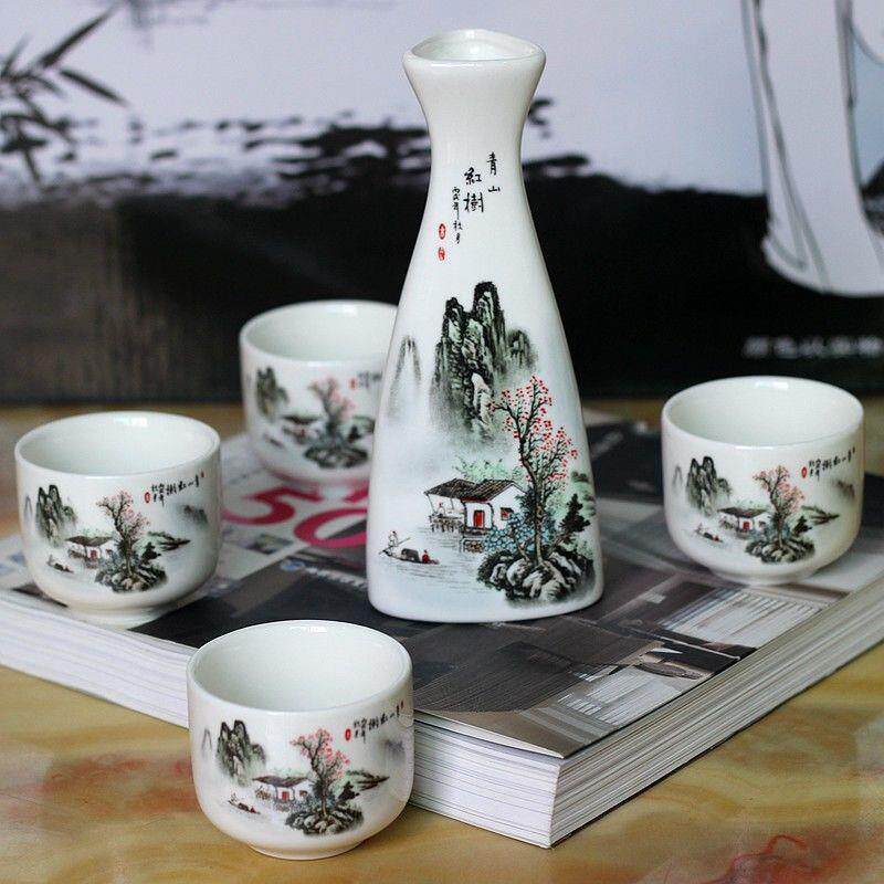 日式清酒壶家用复古小酒盅白酒壶套装烫酒壶温酒壶简约酒壶分酒器