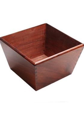 榫卯缅花实木升子老式米斗