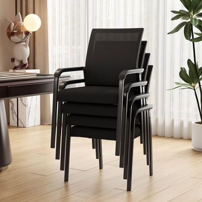 可叠放新款麻将椅子棋牌室麻将桌专用四把一套麻将凳子麻将机椅子