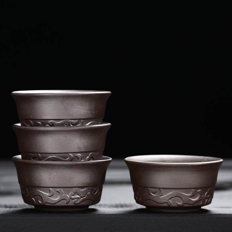 配件紫砂陶瓷功夫茶杯子