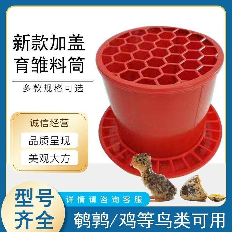 新款鹌鹑自动料槽育雏料桶