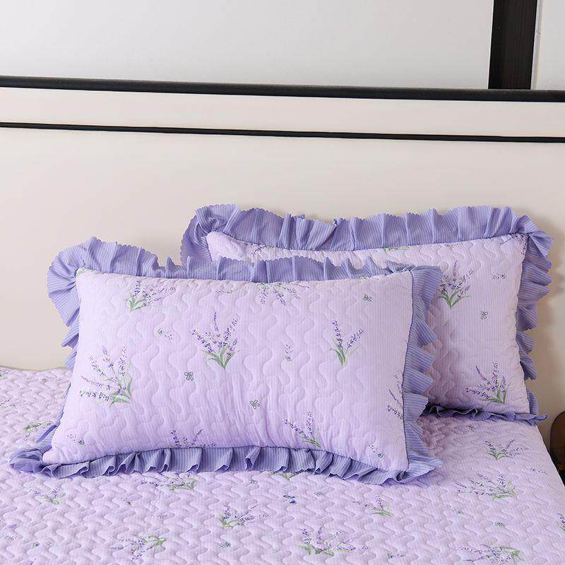 A类枕头套枕芯一对装夹棉加厚枕套一只学生宿舍单人花边枕头皮