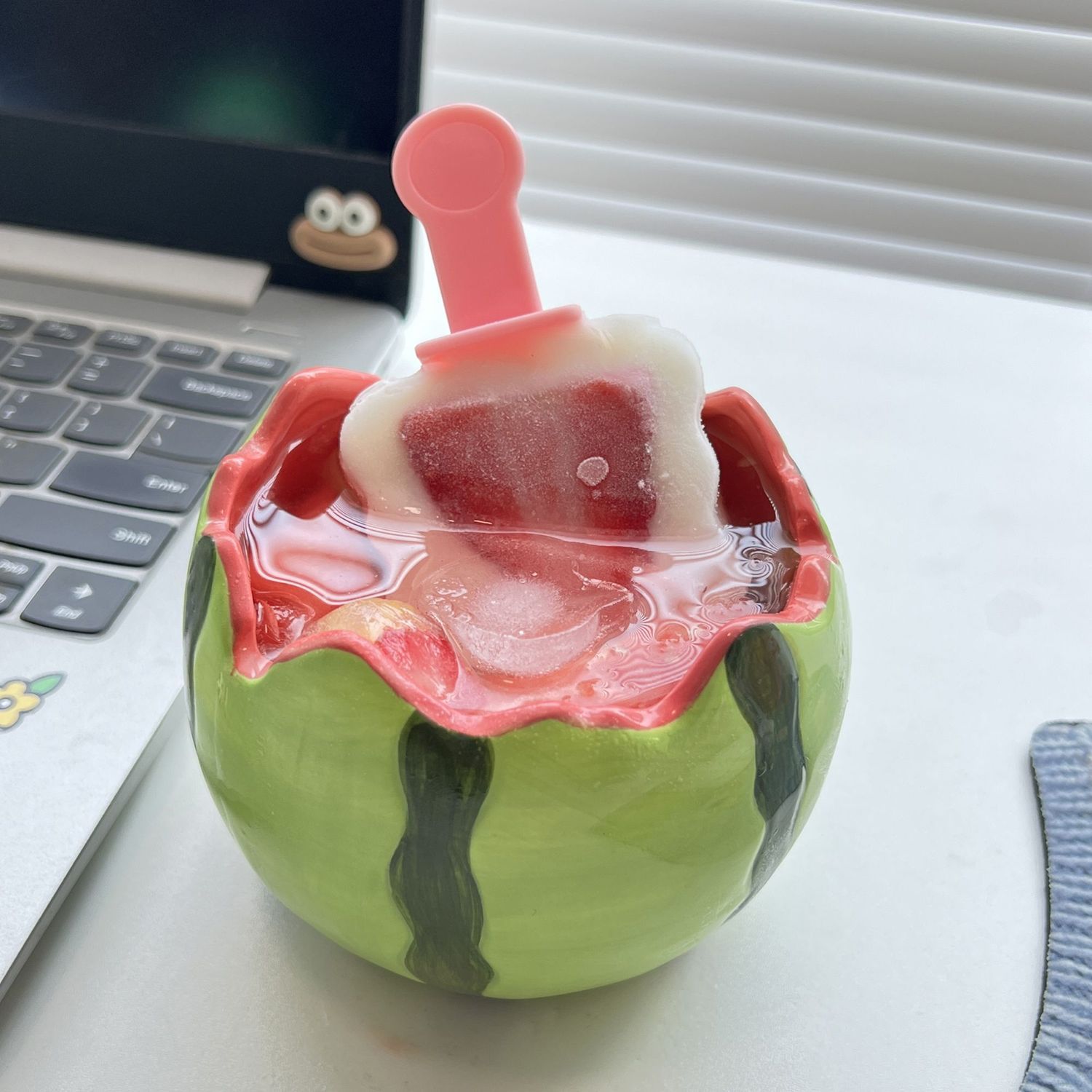 创意陶瓷西瓜碗可爱点心碗冷饮碗水果捞碗精致创意餐具居家高颜值