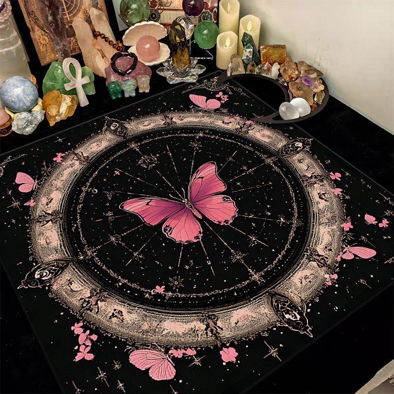 星空塔牌桌垫复古神秘感桌
