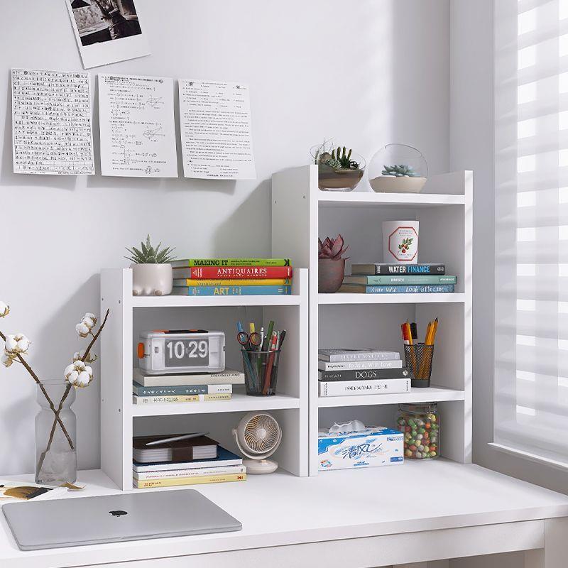 书架桌面置物架简易组合办公桌收纳架宿舍书桌学生用书柜简约现代