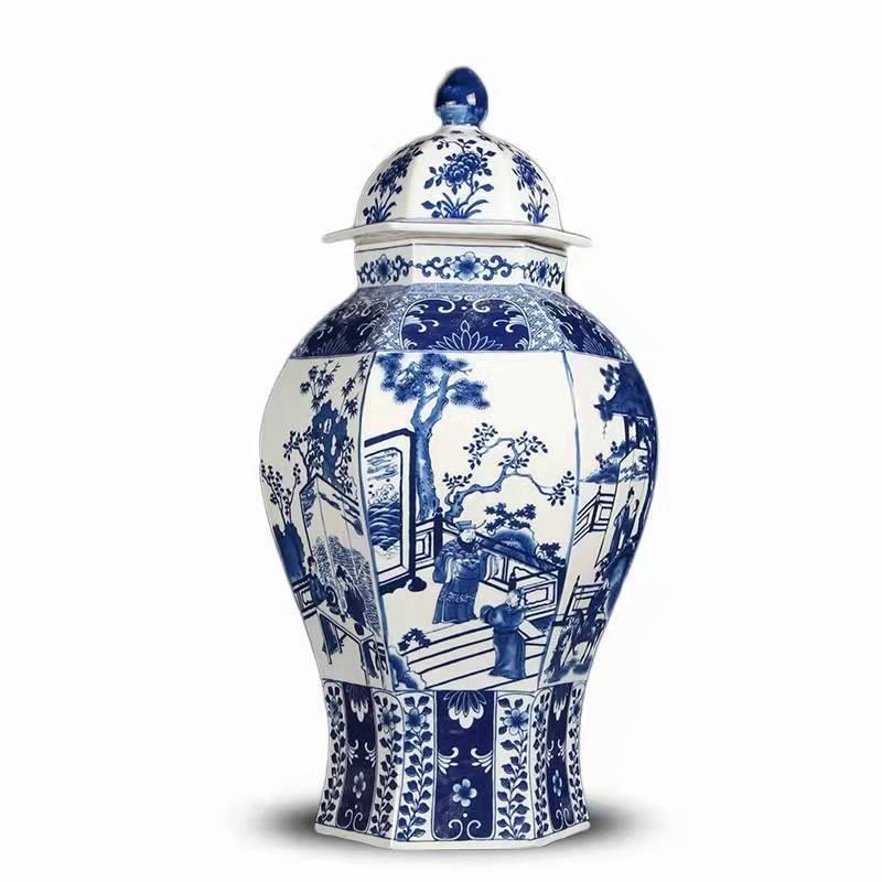 景德镇青花陶瓷器仿古中式