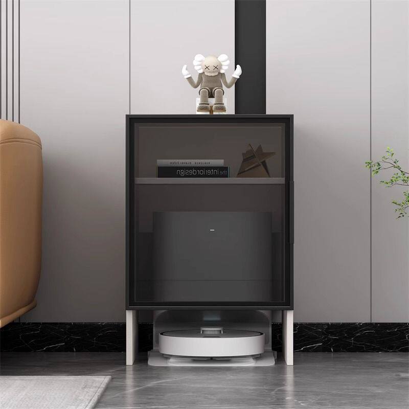 置物柜扫拖机器人基站柜家用扫地机上方收纳柜扫地机器人置物架