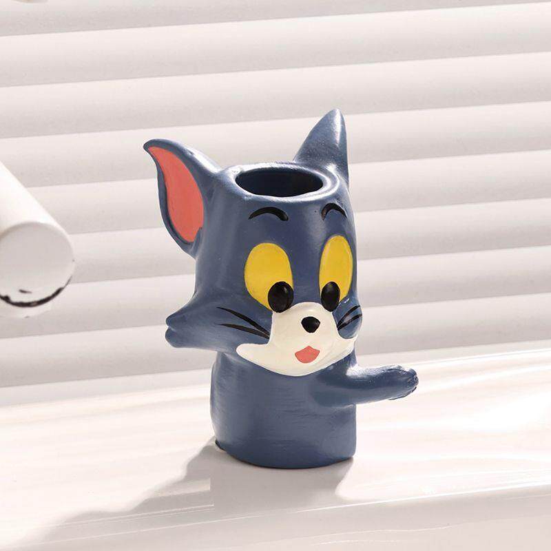 新款打孔卫生间儿童浴室收纳可爱电动牙刷卡通牙刷牙膏置物架架子