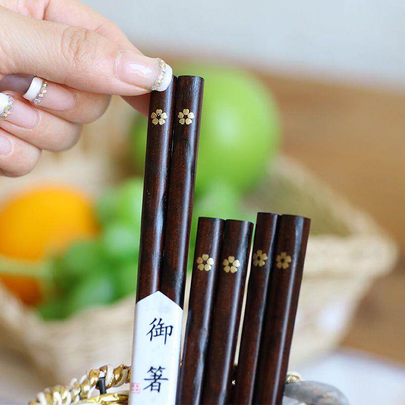 筷子家庭装尖头家用筷子高