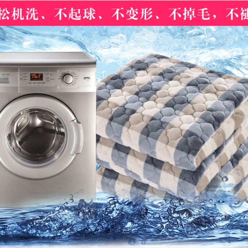 冬季加绒珊瑚绒毛绒床单加厚保暖铺床毛毯冬天床垫床毯法兰绒毯子