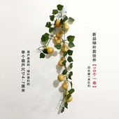天然小葫芦挂件挂饰客厅家用装 饰藤条藤蔓缠绕吊顶葫芦串塑料叶子