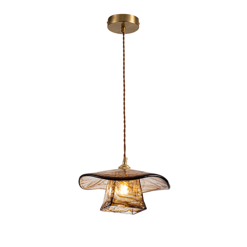 新款ph5侘寂风飞碟吊灯民宿餐厅茶室北欧日式吧台卧室复古玻璃灯,家装灯饰光源,餐厅吊灯,淘宝优惠券,粉丝福利购,淘宝优惠卷