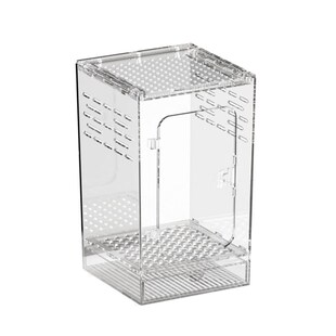 BG老爷树蛙亚克力玻璃宠物蛇爬宠饲养箱造景睫角守宫前开门爬宠缸