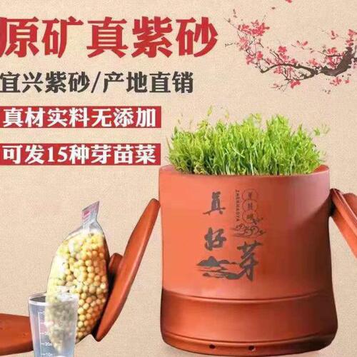 【甜脆好芽】真好芽 豆芽罐 紫砂发豆芽罐机 家用全自动大容量