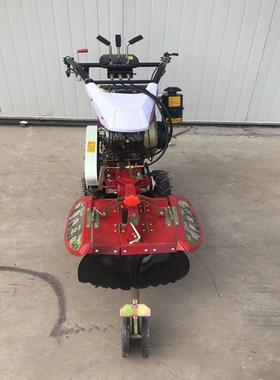 葱姜种植开沟机械农田轻便手推式汽油旋耕设备菜地垄地培土机