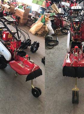 农业小型翻土设备草莓园种植开沟机手扶式柴油培土旋耕开沟机