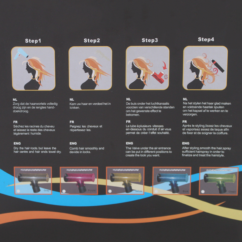 吹风机卷发筒懒人吹大波浪龙卷风梨花头大风罩烘发器自动卷发神器