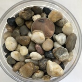 鱼缸底砂细沙石子水族箱造景垫材乌龟缸底材鱼缸布景沙石 包邮 5斤