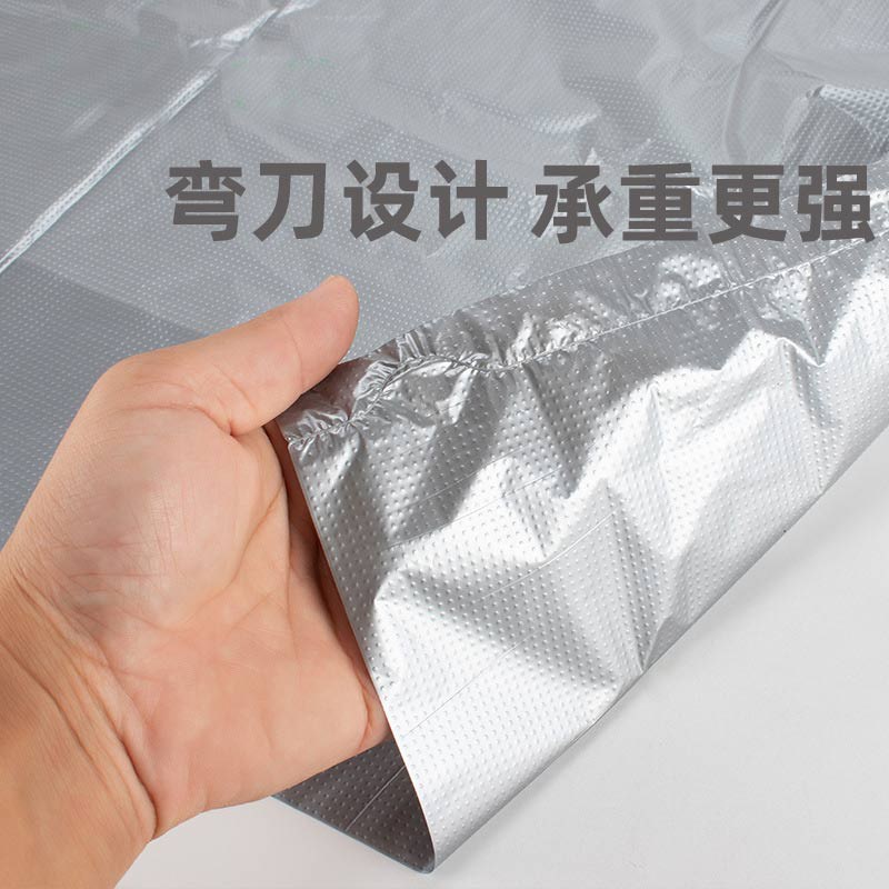 超大号加厚80黑色灰色环卫物业特大垃圾袋巨型背心袋手提式塑料袋