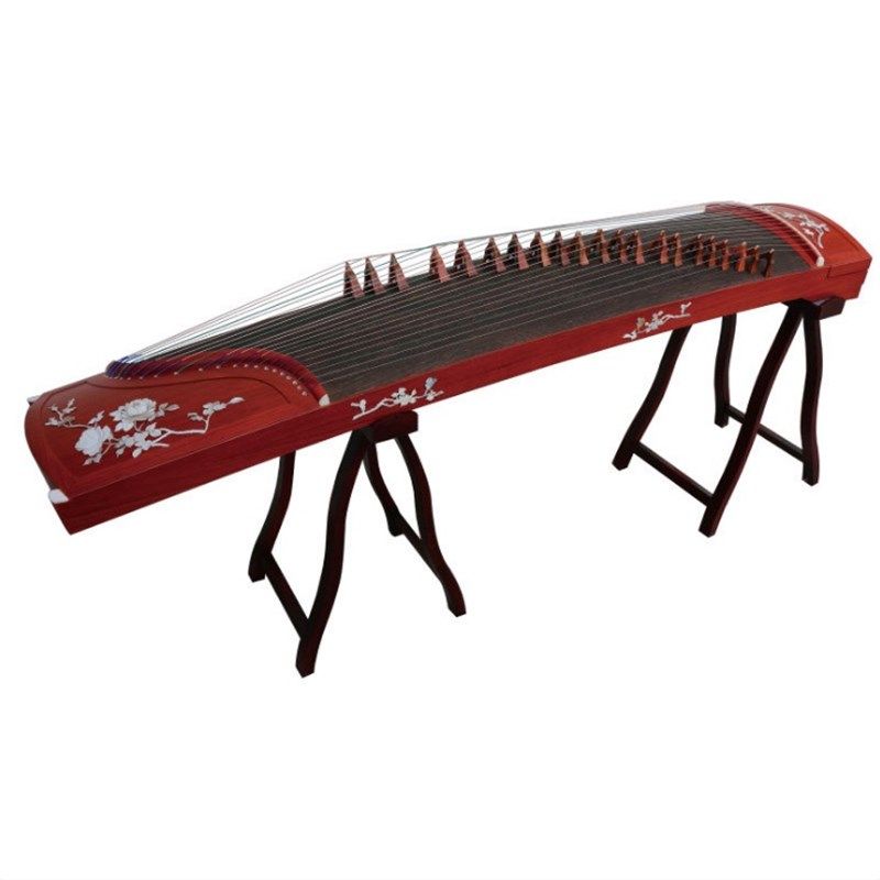 通用古筝A型支架加粗纯实木古筝架子腿古筝脚架A字形架一高一低