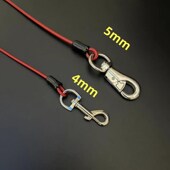 钢丝狗狗牵引绳大中小型犬比特马犬金毛遛狗绳牵引带抗拉防咬加长