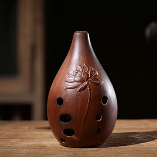 十孔满口埙初学者入门易学陶埙专业演奏古埙紫砂乐器E调F调G调