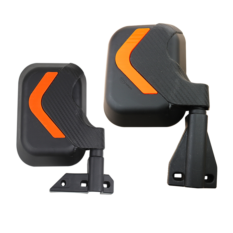 电动三轮车后视镜全封闭载客四轮车高清反光镜大视野倒车镜通用