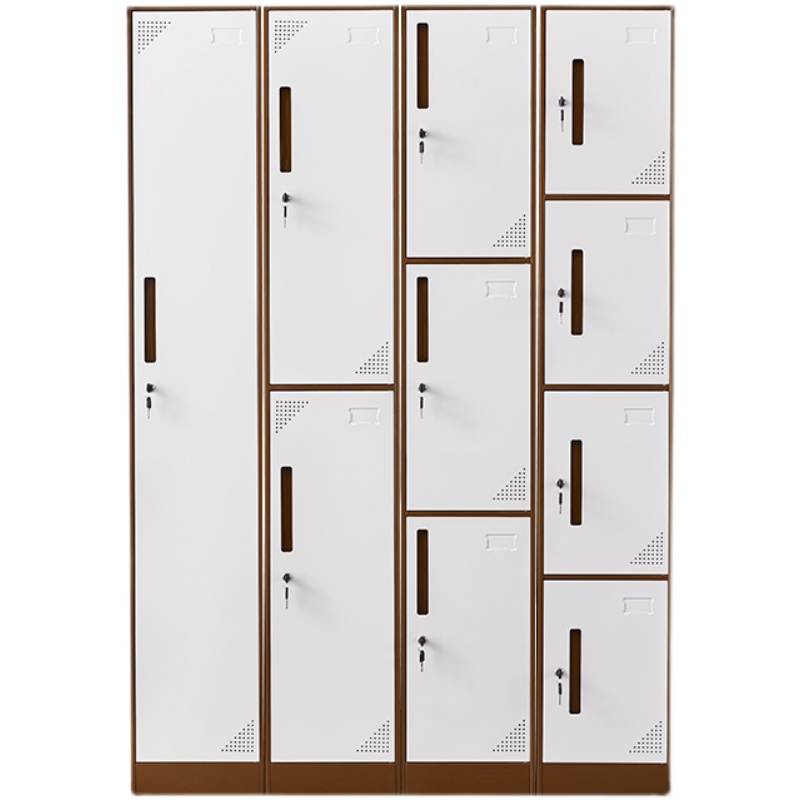 单一门柜办公室员工资料钢制高铁皮独门更衣柜阳台窄柜储物柜定制