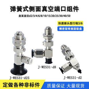 d50侧进气端口 d40 d15 WES31 d20 d25 d10