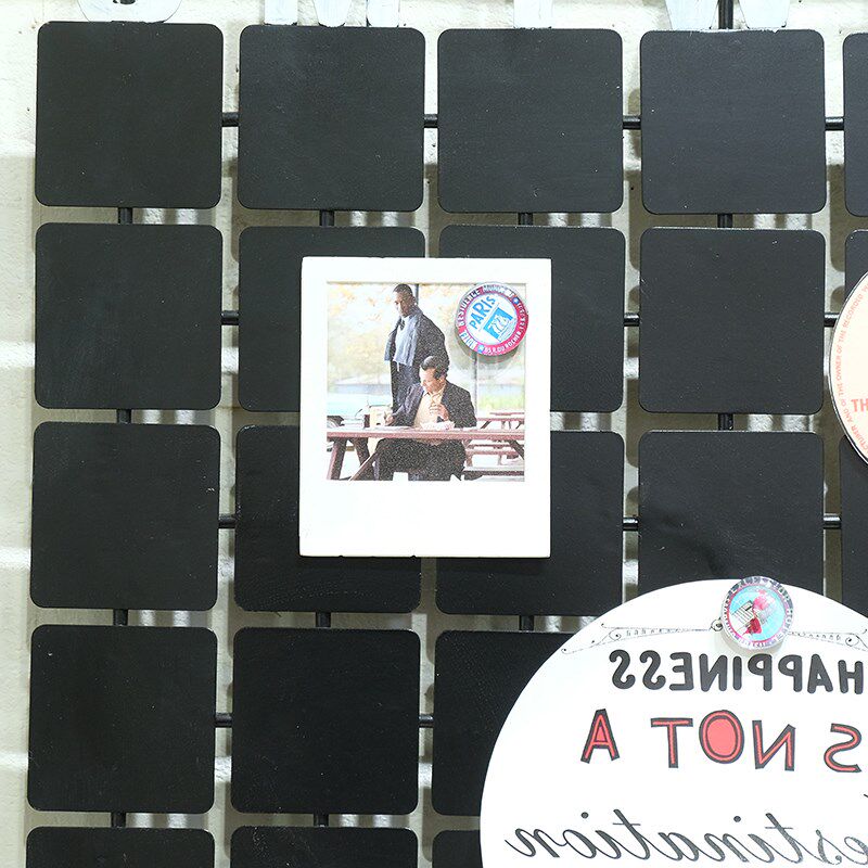 美式怀旧创意衣架造型铁艺黑板壁饰客厅餐厅民宿软装壁挂花园装饰