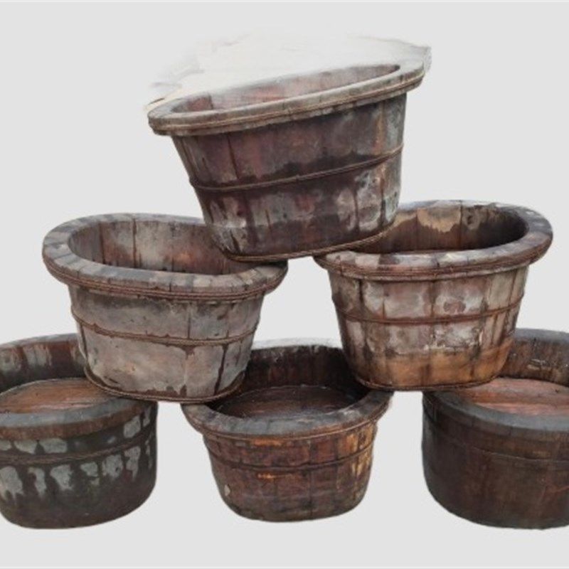 民俗怀旧老物件高脚老木盆花盆养鱼盆洗脚盆影视道具椭圆形木盆,农用物资,其他肥料,淘宝优惠券,粉丝福利购,淘宝优惠卷