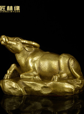 匠林缘纯铜十二生肖工艺品鼠牛虎兔龙蛇马羊猴Q鸡狗猪摆件12生肖