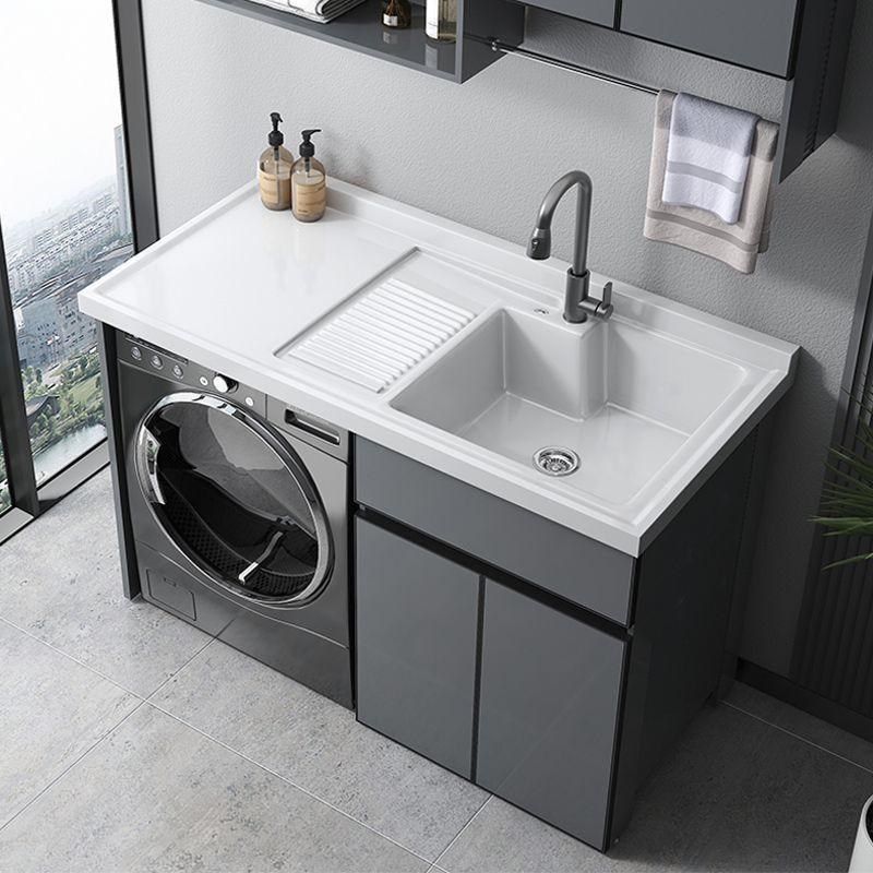 定制蜂窝铝阳台洗衣机一体柜组合洗衣洗手池槽台盆滚筒洗衣柜伴侣,家装主材,浴室柜组合,淘宝优惠券,粉丝福利购,淘宝优惠卷