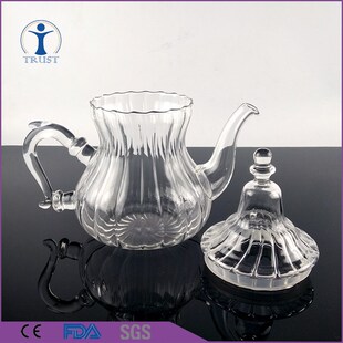 厂家功夫茶具加厚爆款耐热玻璃茶壶高硼硅玻璃大茶壶