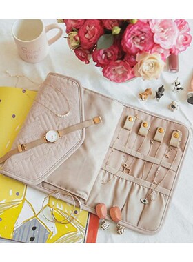 时尚便携首饰包高档首饰收纳袋项链耳环耳钉耳饰手镯戒指精致饰品