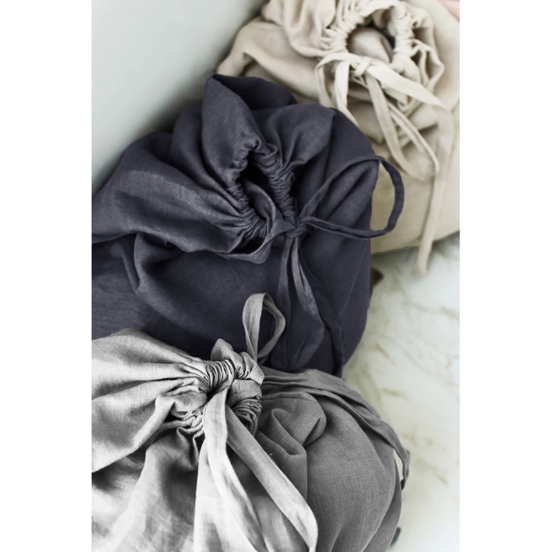 亚麻收纳袋束口抽绳布袋包装袋棉麻D饰品文玩珠宝小袋子民宿可定